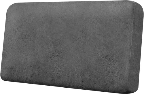 Vista 35 de Funda de cojín para sofá con aspecto de cuero, 1 unidad, elástica, para sala de estar, funda de cojín individual para sofá, protector de asiento
