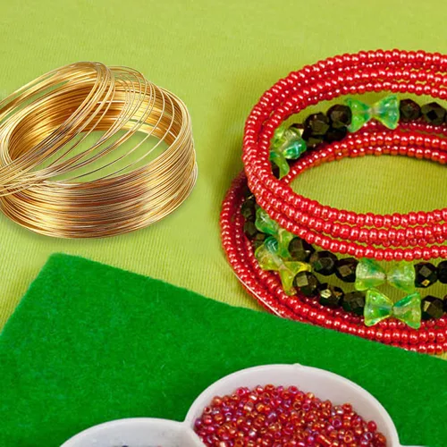 Vista 6 de Huwujiu Pulsera de alambre de 400 lazos para joyería con cuentas de memoria de alambre de acero con memoria para creación de arte, pulsera, collar
