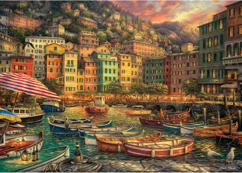 Vista 8 de Anatolian Puzzle - Blooming Paris, rompecabezas de 3000 piezas #4919, multicolor