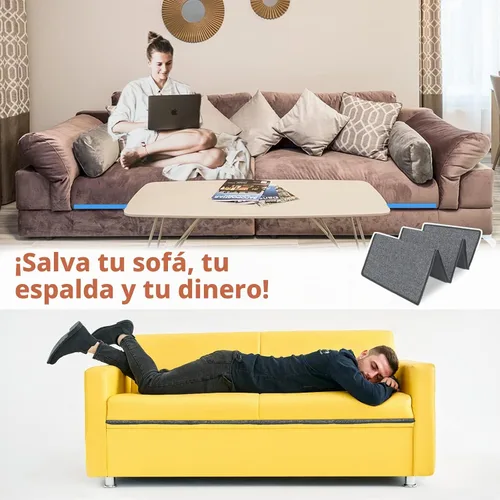 Vista 2 de Soporte para Cojín de Sofá para Asiento Flácido - Protector para Sofá, Tablero de Inserción para Cojines Flácidos, Piezas de Reemplazo para Sofás