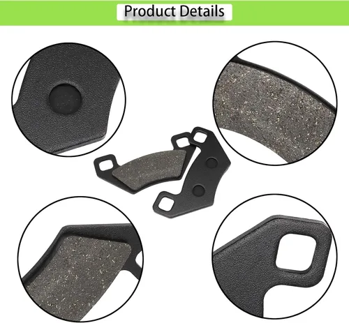 Vista 6 de Pastillas de freno delanteras y traseras para Arctic Cat 1000 550 570 700 650 500 450 400 366 350 300 250 Mud Pro Wildcat Trail 2004-2020, Wildcat