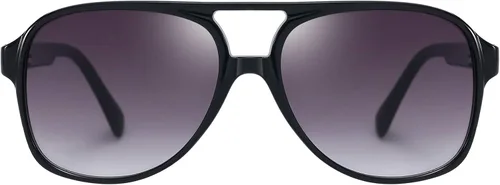 Vista 2 de Dollger Retro Aviator Polarized Sunglasses for Women Men Classic Large Frame Vintage 70s Sunglasses