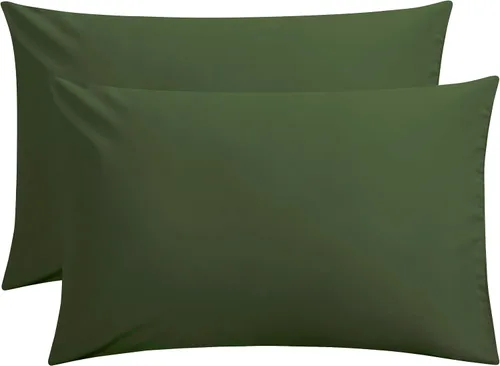 Vista 23 de FLXXIE Fundas de almohada de microfibra tamaño estándar, fundas de almohada suaves con cierre de sobre, fundas de almohada resistentes a arrugas