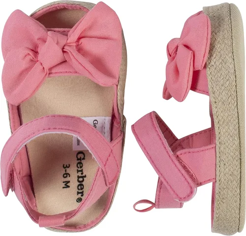 Vista 3 de Gerber Unisex-Child Espadrille Sandal Crib Shoe