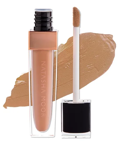 Vista 10 de NATASHA MOOR: Liquid Magic Corrector – Máxima cobertura para ojeras – Larga duración, resistente al agua, vitamina E, libre de crueldad – Adecuado