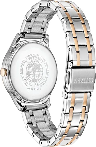 Vista 3 de Citizen Pulsera de acero inoxidable Corso Classic Eco-Drive para mujer
