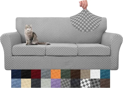 Vista 50 de YEMYHOM - Fundas elásticas para cojín individual, protector de sofá, silla, asiento, funda deslizante, funda suave de sofá, reemplazo, grande, a