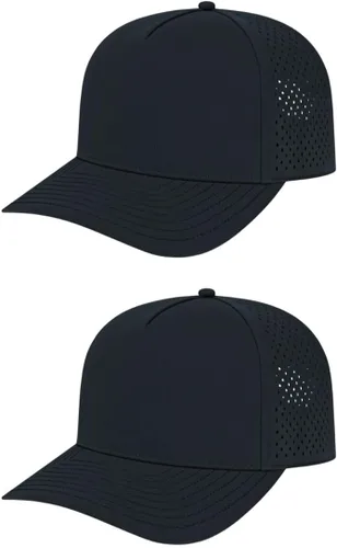 Vista 14 de Cap America i8540 - Tapa de 5 paneles perforada resistente al agua con protección UV y cierre ajustable Medium Profile, Five Panel Structured