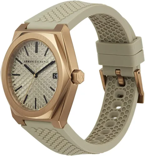 Vista 3 de AX Armani Exchange - Reloj de cuarzo para hombre con correa de acero inoxidable