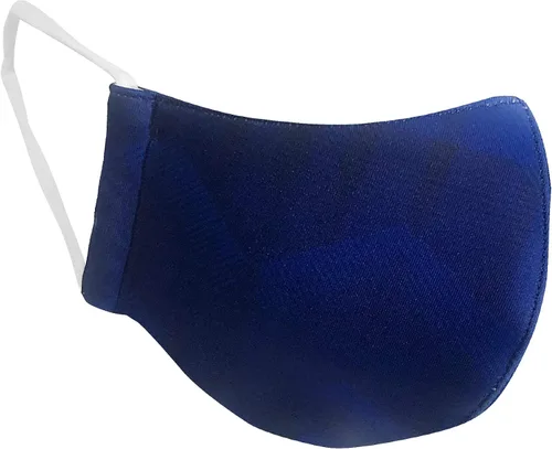 Vista 2 de Icon Sports Federacion Mexicana de Futbol Asociacion Club America - Cubrebocas para hombre, color azul marino, talla única (AME-B08)
