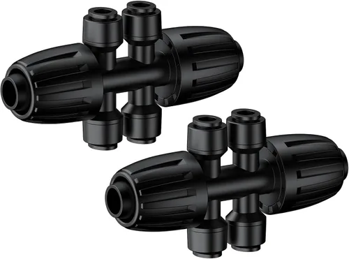 Vista 14 de Pawfly 10 adaptadores de manguera de 1/2 a 3/4 pulgadas, tubo de riego por goteo de 1/2 pulgada a grifo/adaptador de manguera de jardín, conectores