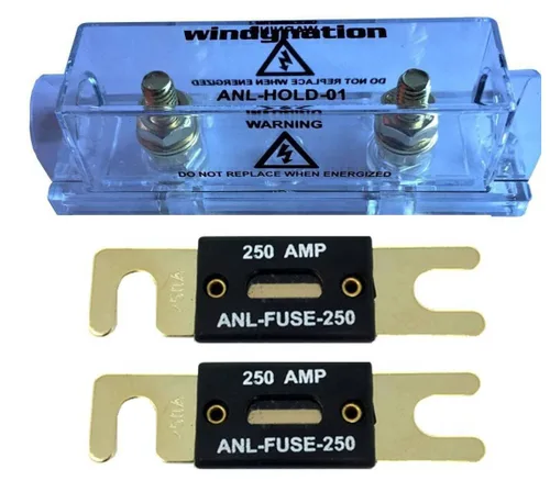 Vista 8 de WindyNation Soporte de fusible ANL + fusible (2 piezas 30A)