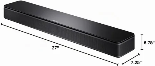 Vista 8 de Bose Altavoz de TV con módulo de graves 500 para barras de sonido, color negro