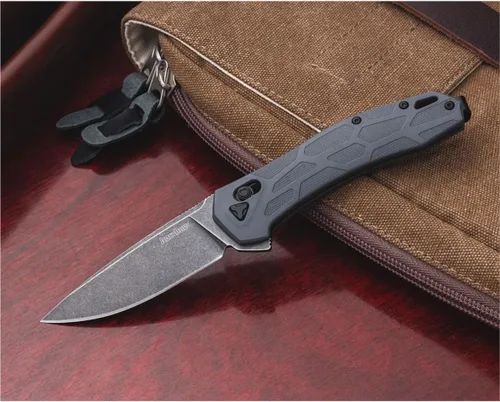 Vista 6 de Cuchillo de bolsillo Kershaw Covalent, cerradura DuraLock, mecanismo de apertura KVT con hoja de punta en gota, tamaño mediano para uso diario
