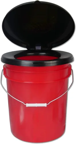 Vista 2 de Ready America Kit de cubo de inodoro Lockdown - 1-4 personas