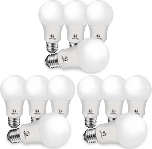 Vista 8 de Energetic - Bombillas A19 equivalentes a 75 vatios, súper brillo, 1200 lm, blanco suave 2700 K, bombilla LED A19 de 10 W, base estándar E26 Blanco