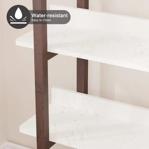 Vista 11 de Estantería de madera de 4 niveles, estante de almacenamiento