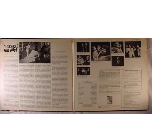 Vista 3 de CRADLE WILL ROCK ORIGINAL CAST LP 1964