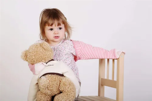 Vista 7 de Manoplas para rascar para niñas Rayas