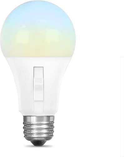 Vista 2 de Bombilla LED con sensor de movimiento Feit Electric, A19 equivalente a 60 W, 5CCT, no regulable, base media E26, CRI 90, 800 lúmenes, blanco