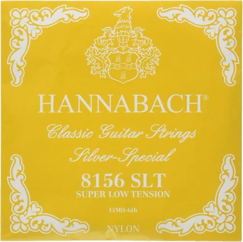 Vista 20 de Hannabach Serie 815 - Cuerda de guitarra (tensión baja) plateada especial, única E1 para guitarra clásica (652511)