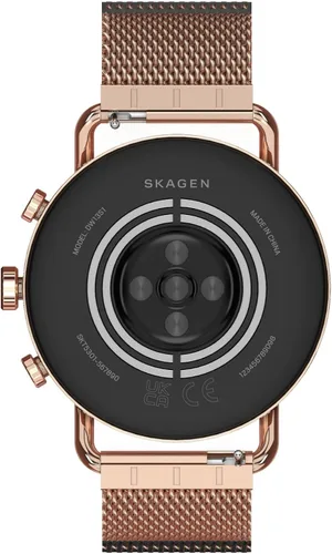 Vista 5 de Skagen Reloj inteligente con pantalla táctil Gen 6 con Alexa integrado altavoz frecuencia cardíaca oxígeno en sangre GPS pagos sin contacto