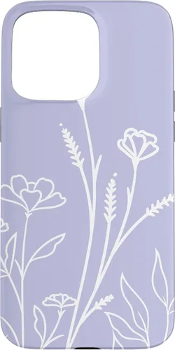 Vista 31 de Summer Wildflowers Pattern Pastel Design Floral Periwinkle Case for iPhone 17