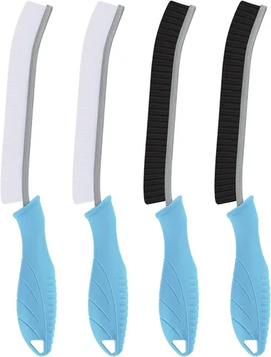 Vista 16 de Cepillo de inodoro, 2 piezas de cepillo de limpieza de baño, cepillo para fregar huecos con orificio para colgar, cepillo multifuncional de limpieza