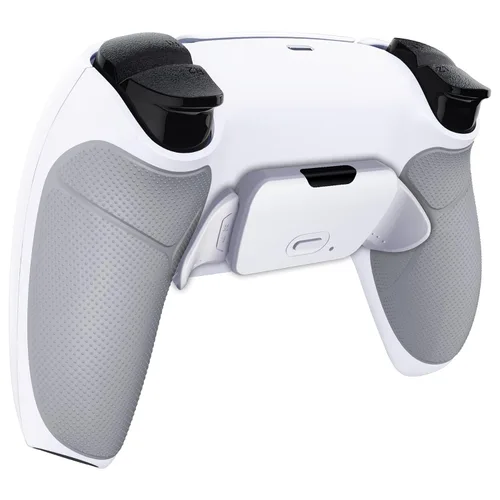 Vista 8 de eXtremeRate White Rubberized Grip Programable RISE 2.0 Remap Kit for PS5 Controller BDM-010 BDM-020 Models, Custom Upgrade Board & Redesigned Back