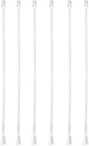 Vista 8 de Khakho 6 piezas de repuesto para persianas verticales, accesorios para abridor de persianas, barra de control de barra vertical, varilla de repuesto