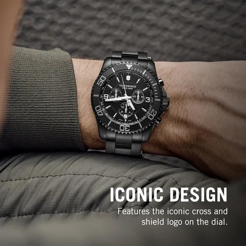 Vista 5 de Victorinox Reloj Maverick Chrono Black Edition - Reloj de pulsera atemporal
