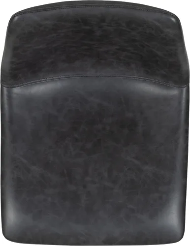 Vista 10 de Flash Furniture LeatherSoft Taburetes de altura de mostrador, gris, 2 piezas (2ETER1834524GY)