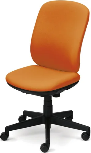 Vista 16 de Plus Silla de oficina Presea respaldo bajo Shell blanco sin codos rosa KC-K56SL PK 697835
