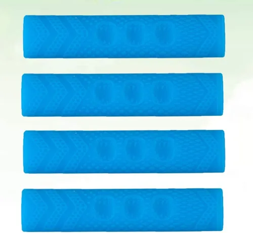 Vista 7 de BESPORTBLE Funda de silicona para frenos de bicicleta, 4 unidades, color azul, ergonómica, palanca de freno, funda antideslizante para carretera