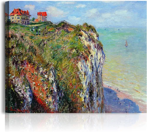 Vista 223 de A&T ARTWORK Antibes Seen from The Salis Gardens de Claude Monet Las Obras de Arte Clásico Mundial Reproducciones, Impresiones de Arte en Lienzo