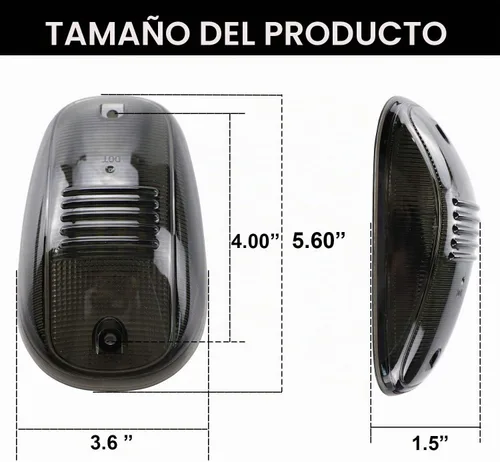 Vista 4 de Tresound Luces ámbar de marcador de techo de cabina para camionetas Dodge Ram 1500 2500 3500 2003-2016 con arnés de cable