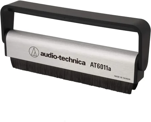 Vista 2 de Audio-Technica Record Cepillo antiestática. Escobilla AT6011 Plateado