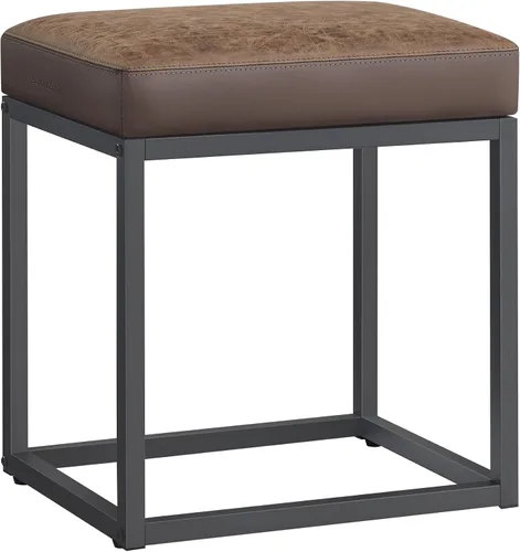 Vista 10 de SONGMICS HOME LUIZ Collection - Otomana reposapiés, otomana redonda, taburete de tocador, reposapiés, tapa reversible, mesa auxiliar, carga máx. 660