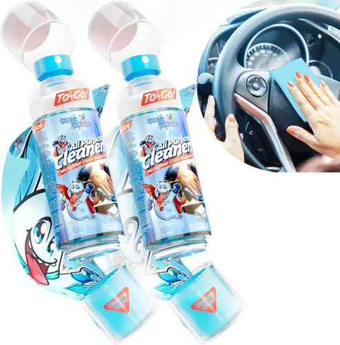 Vista 13 de Botella de spray de viaje con tapa de microfibra - Limpiador multiusos - Fresco (paquete de 2)
