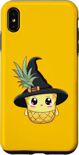 Vista 14 de Funda para iPhone 16 con diseño de piña para Halloween 2024