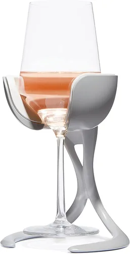 Vista 14 de VoChill Enfriador de copas de vino con tallo Fabricado en Estados Unidos Herramienta de vino radicalmente genial – mantiene el vino