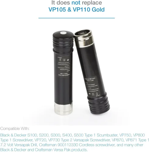 Vista 3 de ExpertPower 151995-03 383900-03 387854-00 00911271000 11271 900.112710 Batería híbrida, de níquel y metal, de 3.6 voltios, 1300 amperes por hora