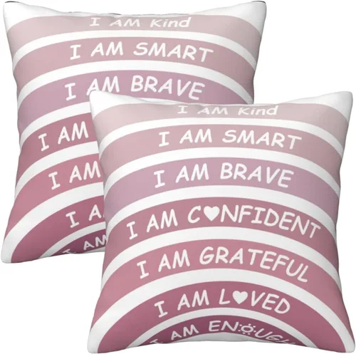 Vista 10 de Juego de 2 fundas de almohada de árbol de bosque natural, fundas de almohada de algodón de 16 x 16 pulgadas, fundas de almohada de algodón