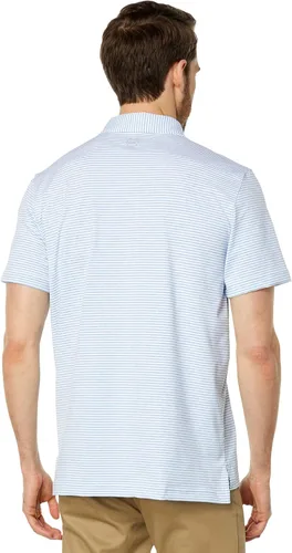 Vista 2 de Vineyard Vines Polo Bradley Stripe Sankaty para hombre Ocean Breeze Tejeda