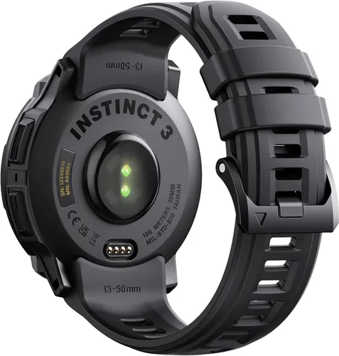 Vista 33 de NotoCity Correa de repuesto para Garmin Instinct, silicona suave, compatible con Garmin Instinct 2/Solar/Tactical(verde militar)