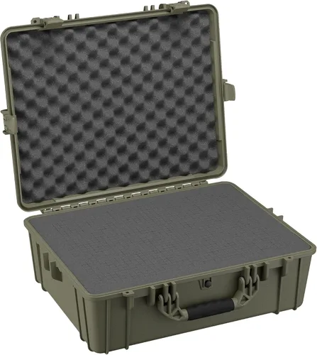 Vista 8 de Condition 1 Funda rígida impermeable grande de 25" Modelo 839 con espuma, caja de almacenamiento portátil y protectora para viajes, caza, uso
