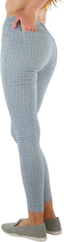 Vista 2 de ToBeInStyle Pantalones bengalinos con cinturón para mujer