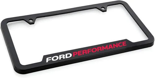Vista 3 de Marco negro de plástico UV Ford Performance para matrícula