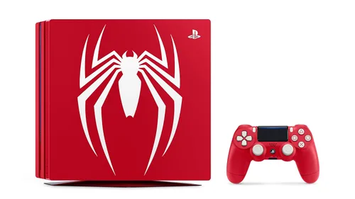 Vista 4 de PlayStation 4 Pro 1TB Limited Edition Console - Marvels Spider-Man Bundle Discontinued