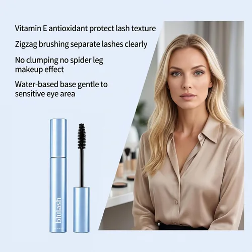 Vista 3 de Blush Lash Serum Mascara con péptidos, paquete de 2 unidades, color negro